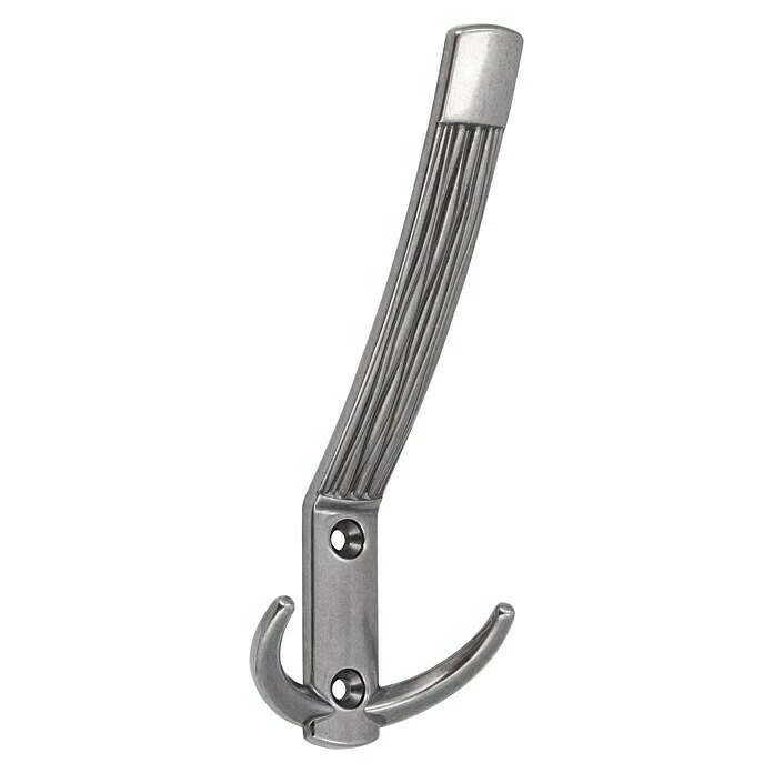 BAUHAUS Siro Garderobenhaken 2213/ZN29 L X B X H: 60 X 148 X 66 Mm, Anzahl Haken: 1 Stk., Silber 1 BAUHAUS Siro Garderobenhaken 2213/ZN29 L X B X H: 60 X 148 X 66 Mm, Anzahl Haken: 1 Stk., Silber