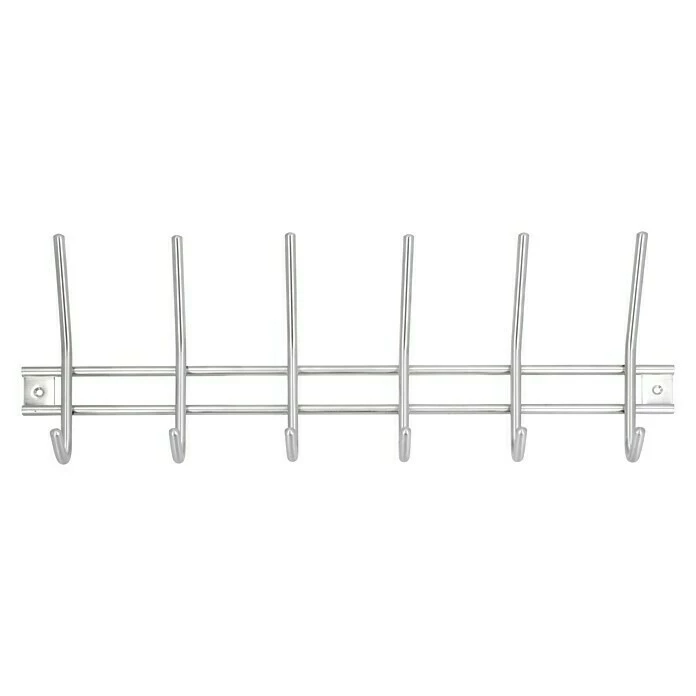 BAUHAUS Siro Garderobenleiste 2196-460N1V L X B X H: 460 X 160 X 50 Mm, Anzahl Haken: 6 Stk. 1 BAUHAUS Siro Garderobenleiste 2196-460N1V L X B X H: 460 X 160 X 50 Mm, Anzahl Haken: 6 Stk.