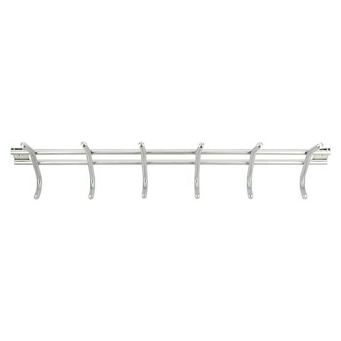 BAUHAUS Siro Garderobenleiste 2196-460N1V L X B X H: 460 X 160 X 50 Mm, Anzahl Haken: 6 Stk. 4 BAUHAUS Siro Garderobenleiste 2196-460N1V L X B X H: 460 X 160 X 50 Mm, Anzahl Haken: 6 Stk. – Bild 4