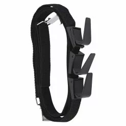 BAUHAUS Siro Wand- & Türgarderobenleiste H206/A3ZN1V1B L X B X H: 25 X 2.080 X 37 Mm, Anzahl Haken: 3 Stk., Schwarz -BAUHAUS 12 1663