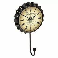 BAUHAUS Nesu Garderobenhaken Uhr Café L X B X H: 190 X 110 X 45 Mm, Anzahl Haken: 1 Stk.