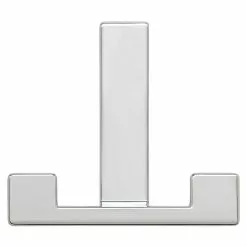 BAUHAUS Siro Garderobenhaken L X B X H: 70 X 61 X 40 Mm, Anzahl Haken: 1 Stk., Chrom -BAUHAUS 12 1684