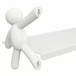 BAUHAUS Kleiderhaken Buddy 7,5 X 16,8 Cm, Weiß, Traglast: 2,2 Kg/Haken -BAUHAUS 12 1708