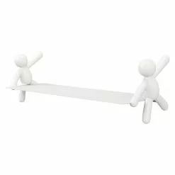 BAUHAUS Kleiderhaken Buddy 7,5 X 16,8 Cm, Weiß, Traglast: 2,2 Kg/Haken -BAUHAUS 12 1710