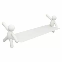 BAUHAUS Kleiderhaken Buddy 7,5 X 16,8 Cm, Weiß, Traglast: 2,2 Kg/Haken -BAUHAUS 12 1711