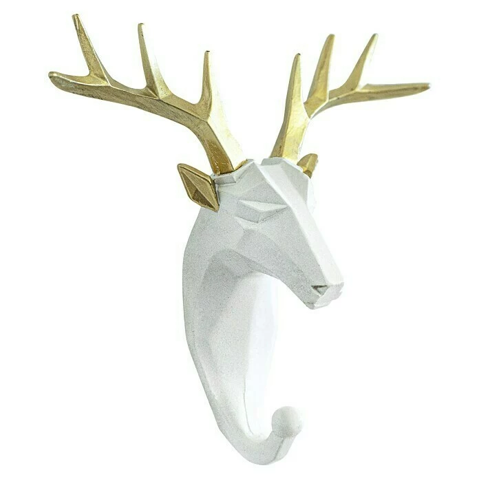 BAUHAUS Garderobenhaken Rentier L X B X H: 16 X 6,2 X 17 Cm, Weiß 1 BAUHAUS Garderobenhaken Rentier L X B X H: 16 X 6,2 X 17 Cm, Weiß