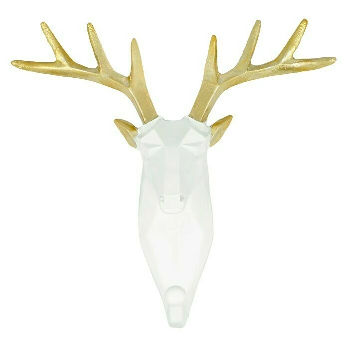 BAUHAUS Garderobenhaken Rentier L X B X H: 16 X 6,2 X 17 Cm, Weiß 2 BAUHAUS Garderobenhaken Rentier L X B X H: 16 X 6,2 X 17 Cm, Weiß – Bild 2