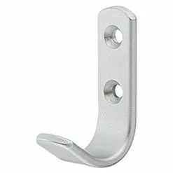 BAUHAUS Häfele Garderobenhaken L X H: 35 X 60 Mm, Aluminium, Silber