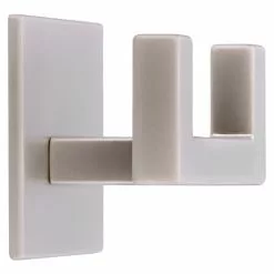 BAUHAUS Siro Garderobenhaken 2331/ZN4KV1S L X B X H: 60 X 50 X 38 Mm, Anzahl Haken: 1 Stk., Vernickelt Matt