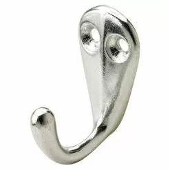 BAUHAUS Häfele Garderobenhaken Mit 2 Befestigungslöchern Höhe: 42 Mm, Aluminium