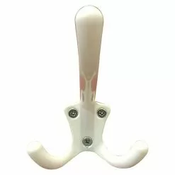 BAUHAUS Häfele Garderobenhaken Aluminium, Weiß, Wandmontage