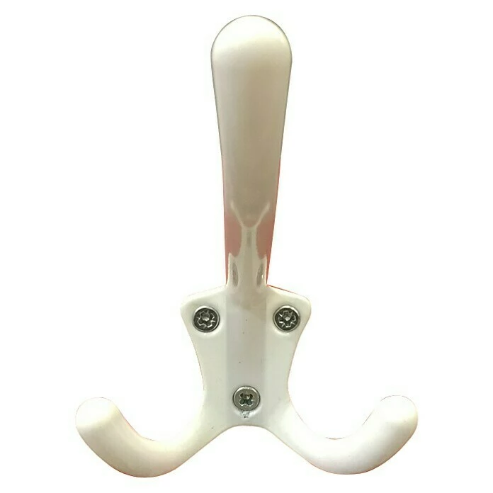 BAUHAUS Häfele Garderobenhaken Aluminium, Weiß, Wandmontage 1 BAUHAUS Häfele Garderobenhaken Aluminium, Weiß, Wandmontage