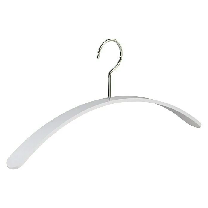 BAUHAUS Pador Kleiderbügel Curve Weiss, Acrylglas 1 BAUHAUS Pador Kleiderbügel Curve Weiss, Acrylglas