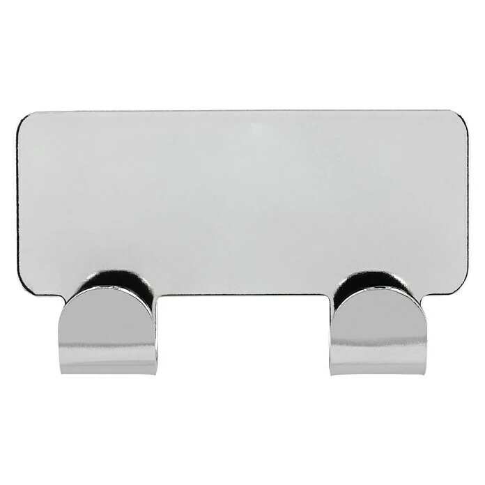 BAUHAUS Siro Hakenleiste 2178-72ZN1KV1S 72 X 16 Mm, Anzahl Haken: 2 Stk., Verchromt Poliert 1 BAUHAUS Siro Hakenleiste 2178-72ZN1KV1S 72 X 16 Mm, Anzahl Haken: 2 Stk., Verchromt Poliert