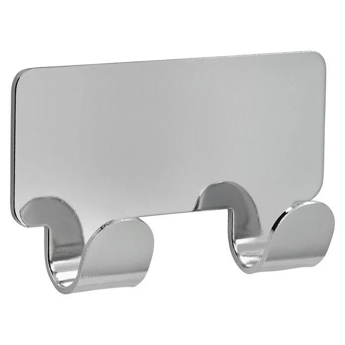 BAUHAUS Siro Hakenleiste 2178-72ZN1KV1S 72 X 16 Mm, Anzahl Haken: 2 Stk., Verchromt Poliert 3 BAUHAUS Siro Hakenleiste 2178-72ZN1KV1S 72 X 16 Mm, Anzahl Haken: 2 Stk., Verchromt Poliert – Bild 3