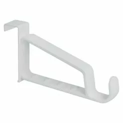 BAUHAUS Metaltex Türgarderobe L X B: 16,5 X 8 Cm, Anzahl Haken: 1 Stk., Weiß