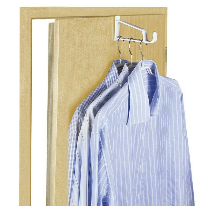 BAUHAUS Metaltex Türgarderobe L X B: 16,5 X 8 Cm, Anzahl Haken: 1 Stk., Weiß 2 BAUHAUS Metaltex Türgarderobe L X B: 16,5 X 8 Cm, Anzahl Haken: 1 Stk., Weiß – Bild 2