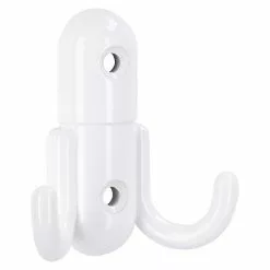 BAUHAUS Siro Garderobenhaken 1786/PB1 L X B X H: 56 X 60 X 23 Mm, Anzahl Haken: 2 Stk.