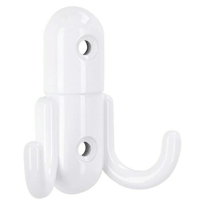 BAUHAUS Siro Garderobenhaken 1786/PB1 L X B X H: 56 X 60 X 23 Mm, Anzahl Haken: 2 Stk. 1 BAUHAUS Siro Garderobenhaken 1786/PB1 L X B X H: 56 X 60 X 23 Mm, Anzahl Haken: 2 Stk.