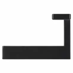 BAUHAUS Siro Garderobenhaken L X B X H: 70 X 61 X 40 Mm, Anzahl Haken: 2 Stk., Schwarz -BAUHAUS 12 1849