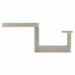 BAUHAUS Siro Garderobenhaken 2434/ZN21 L X B X H: 52 X 101 X 43 Mm, Anzahl Haken: 3 Stk. -BAUHAUS 12 1870