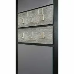 BAUHAUS Siro Garderobenhaken 2434/ZN21 L X B X H: 52 X 101 X 43 Mm, Anzahl Haken: 3 Stk. -BAUHAUS 12 1872