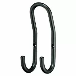 BAUHAUS Häfele Garderobenhaken Mit 2 Haken, Schwarz B X H: 60 X 150 Mm, Stahl, 1 Stk.