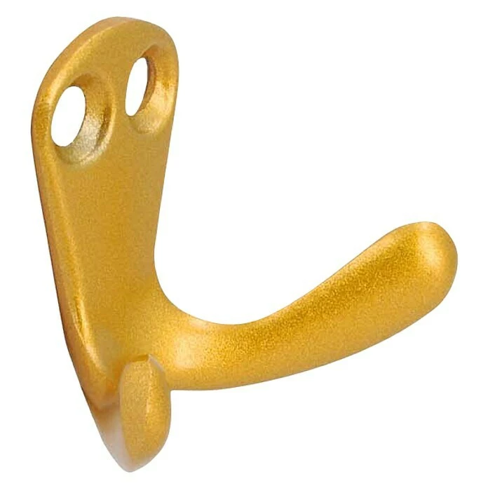 BAUHAUS Siro Garderobenhaken 1134PB13 L X B X H: 44 X 33 X 22 Mm, Anzahl Haken: 2 Stk. 1 BAUHAUS Siro Garderobenhaken 1134PB13 L X B X H: 44 X 33 X 22 Mm, Anzahl Haken: 2 Stk.