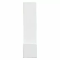 BAUHAUS Siro Garderobenhaken L X B X H: 15 X 61 X 40 Mm, Anzahl Haken: 1 Stk., Weiß -BAUHAUS 12 1914