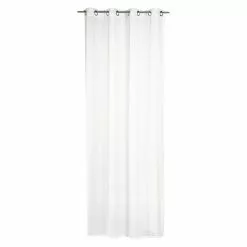 BAUHAUS Elbersdrucke Ösenschal Feel Good Weiß, 140 X 255 Cm, 100 % Polyester