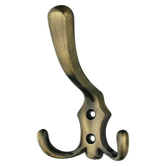 BAUHAUS Garderobenhaken Ausstattung: 3 Haken, Lochabstand: 20 Mm, Braun Durchgerieben 1 BAUHAUS Garderobenhaken Ausstattung: 3 Haken, Lochabstand: 20 Mm, Braun Durchgerieben