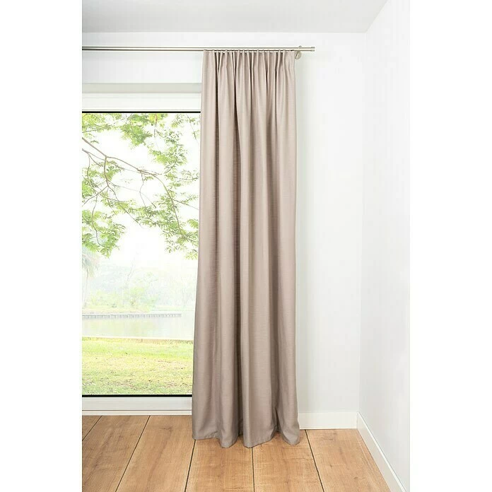 BAUHAUS Schlaufenschal Leinen-Look B X H: 135 X 300 Cm, 100 % Polyester, Cappuccino 1 BAUHAUS Schlaufenschal Leinen-Look B X H: 135 X 300 Cm, 100 % Polyester, Cappuccino