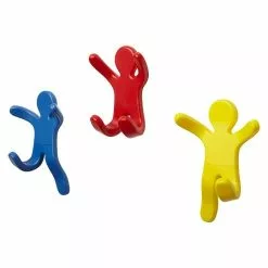 BAUHAUS Umbra Kleiderhaken Amigo Höhe: 16,8 Cm, Mehrfarbig, Inhalt: 3 Stk.