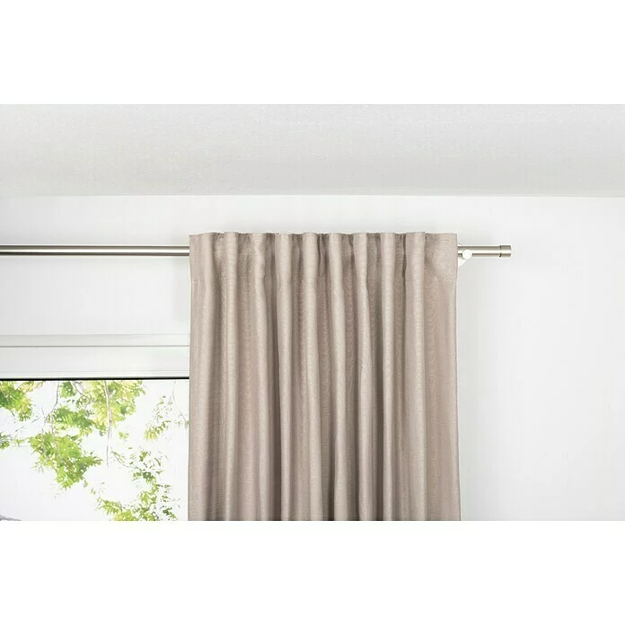 BAUHAUS Schlaufenschal Leinen-Look B X H: 135 X 300 Cm, 100 % Polyester, Cappuccino 2 BAUHAUS Schlaufenschal Leinen-Look B X H: 135 X 300 Cm, 100 % Polyester, Cappuccino – Bild 2