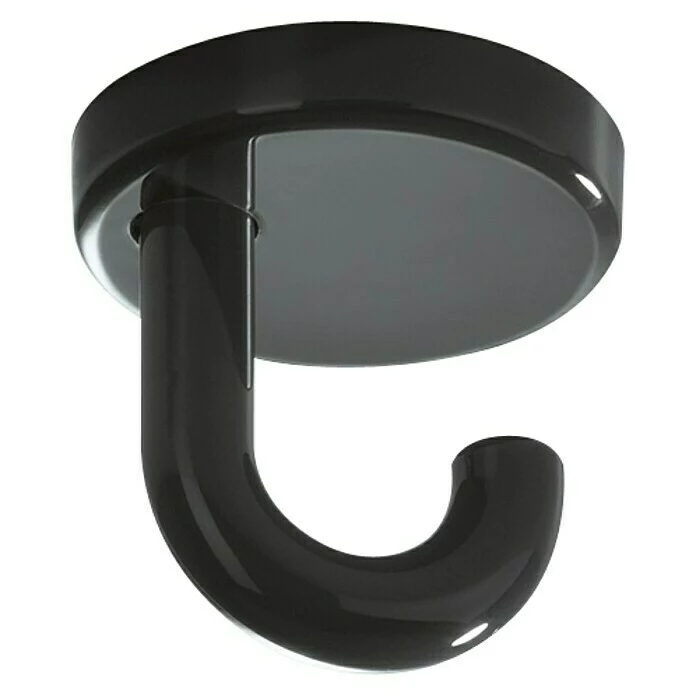 BAUHAUS Garderobenhaken Ø X L: 40 X 40 Mm, Polyamid, Deckenmontage, Schwarz 1 BAUHAUS Garderobenhaken Ø X L: 40 X 40 Mm, Polyamid, Deckenmontage, Schwarz