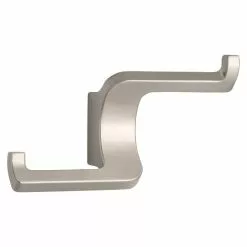 BAUHAUS Siro Garderobenhaken 2377/ZN21 L X B X H: 108 X 63 X 37 Mm, Anzahl Haken: 2 Stk.