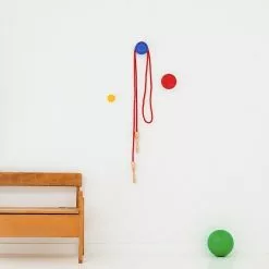 BAUHAUS Lego Garderobenhaken Rot, 3 -tlg. -BAUHAUS 12 2061