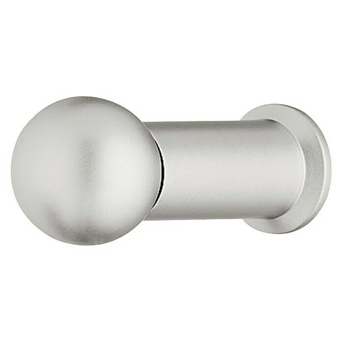 BAUHAUS Garderobenhaken Ø X L: 12 X 43 Mm, Messing, Vernickelt, Matt 1 BAUHAUS Garderobenhaken Ø X L: 12 X 43 Mm, Messing, Vernickelt, Matt