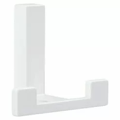 BAUHAUS Siro Garderobenhaken L X B X H: 70 X 61 X 40 Mm, Anzahl Haken: 2 Stk., Weiß