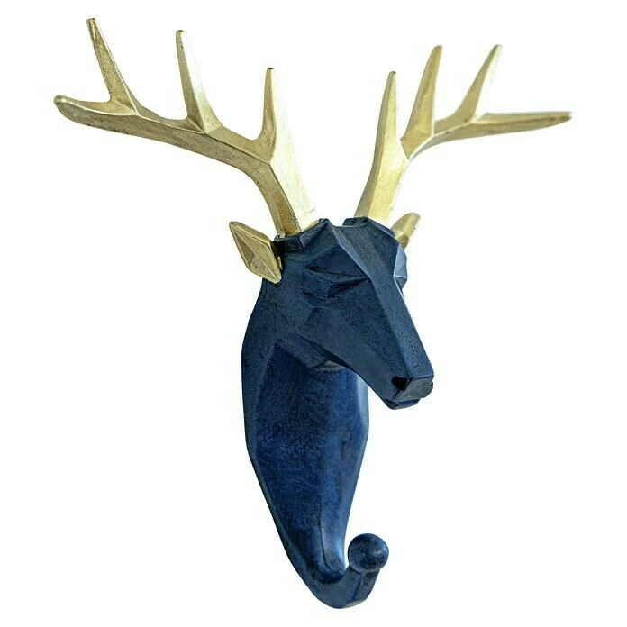 BAUHAUS Garderobenhaken Rentier L X B X H: 16 X 6,2 X 17 Cm, Blau 1 BAUHAUS Garderobenhaken Rentier L X B X H: 16 X 6,2 X 17 Cm, Blau