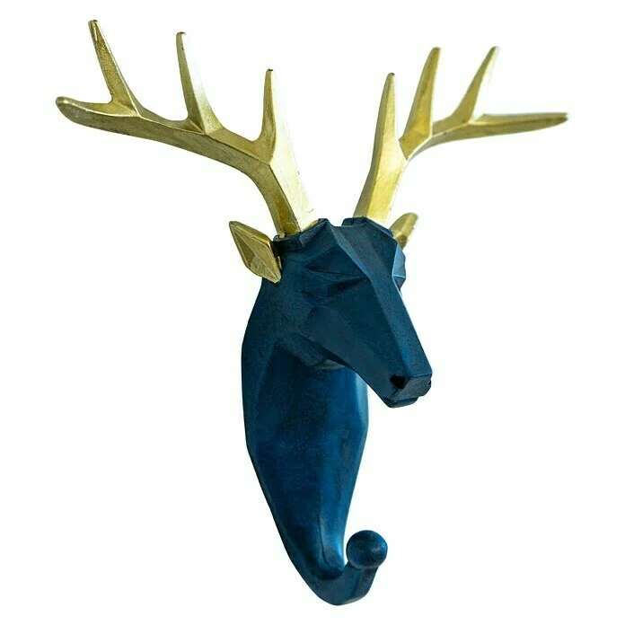 BAUHAUS Garderobenhaken Rentier L X B X H: 16 X 6,2 X 17 Cm, Blau 4 BAUHAUS Garderobenhaken Rentier L X B X H: 16 X 6,2 X 17 Cm, Blau – Bild 4