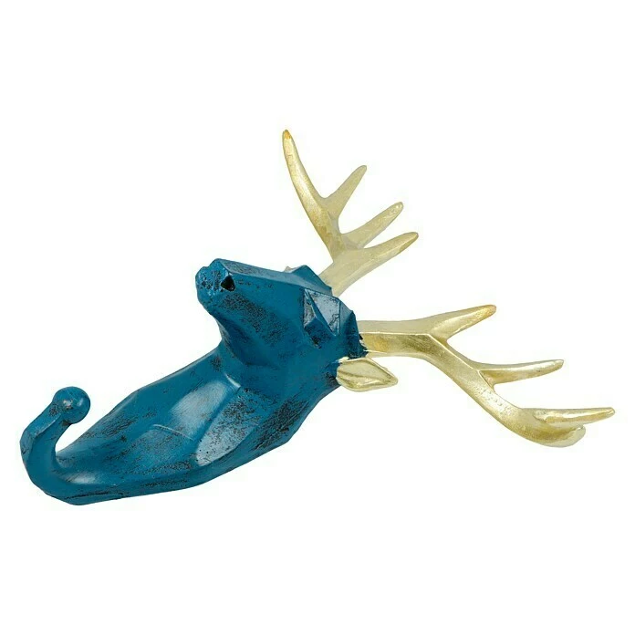 BAUHAUS Garderobenhaken Rentier L X B X H: 16 X 6,2 X 17 Cm, Blau 5 BAUHAUS Garderobenhaken Rentier L X B X H: 16 X 6,2 X 17 Cm, Blau – Bild 5