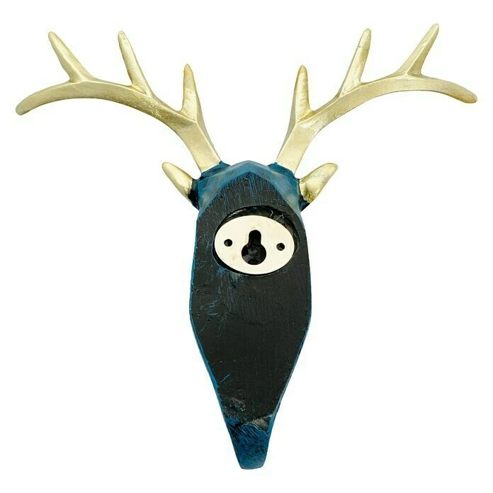 BAUHAUS Garderobenhaken Rentier L X B X H: 16 X 6,2 X 17 Cm, Blau 6 BAUHAUS Garderobenhaken Rentier L X B X H: 16 X 6,2 X 17 Cm, Blau – Bild 6