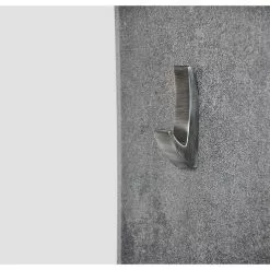 BAUHAUS Siro Garderobenhaken 2432/ZN75 L X B X H: 15 X 81 X 40 Mm, Anzahl Haken: 1 Stk. -BAUHAUS 12 2104