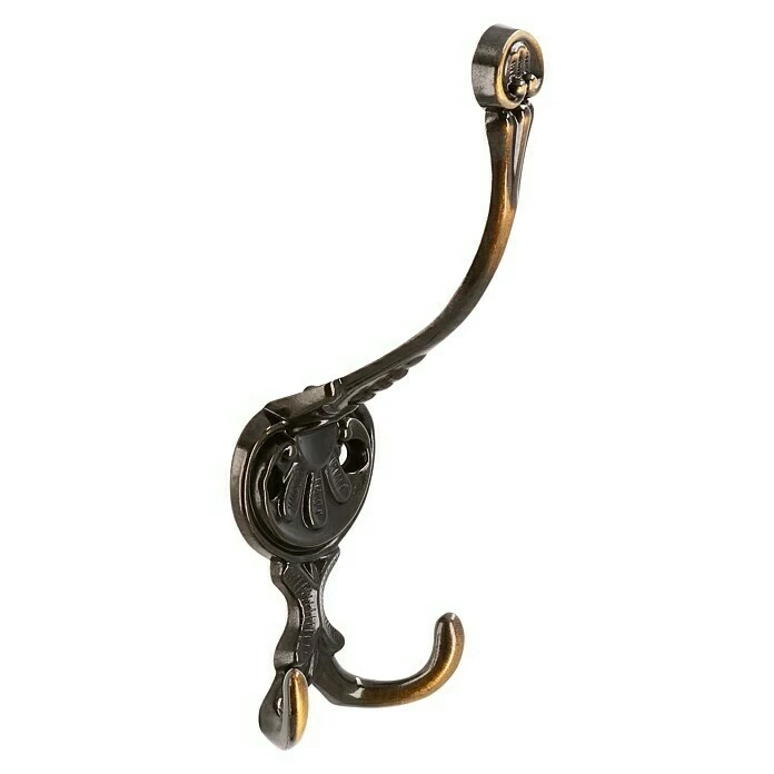 BAUHAUS Siro Garderobenhaken 504/ZN10 L X B X H: 57 X 151 X 59 Mm, Anzahl Haken: 3 Stk. 2 BAUHAUS Siro Garderobenhaken 504/ZN10 L X B X H: 57 X 151 X 59 Mm, Anzahl Haken: 3 Stk. – Bild 2