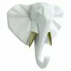 BAUHAUS Garderobenhaken Elefant L X B X H: 10,6 X 4 X 10,8 Cm, Weiß