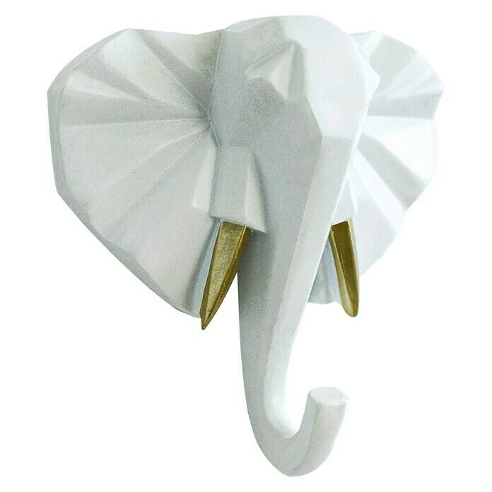 BAUHAUS Garderobenhaken Elefant L X B X H: 10,6 X 4 X 10,8 Cm, Weiß 1 BAUHAUS Garderobenhaken Elefant L X B X H: 10,6 X 4 X 10,8 Cm, Weiß