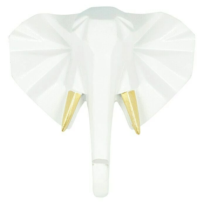 BAUHAUS Garderobenhaken Elefant L X B X H: 10,6 X 4 X 10,8 Cm, Weiß 2 BAUHAUS Garderobenhaken Elefant L X B X H: 10,6 X 4 X 10,8 Cm, Weiß – Bild 2