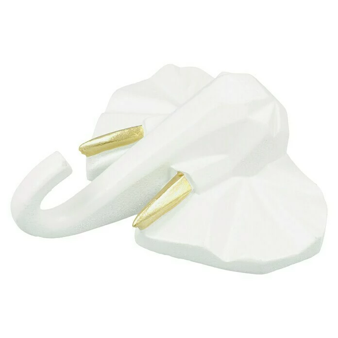 BAUHAUS Garderobenhaken Elefant L X B X H: 10,6 X 4 X 10,8 Cm, Weiß 3 BAUHAUS Garderobenhaken Elefant L X B X H: 10,6 X 4 X 10,8 Cm, Weiß – Bild 3