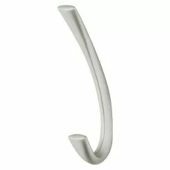 BAUHAUS Mantelhaken Lochabstand: 32 Mm, Vernickelt Matt, Oval